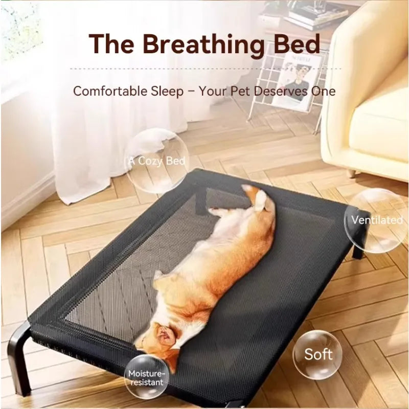 Pet Supplies Foldable Dog Bed All Season Large and Small Dogs Camp Bed Detachable Waable Military Sle Dog House for Summer Use