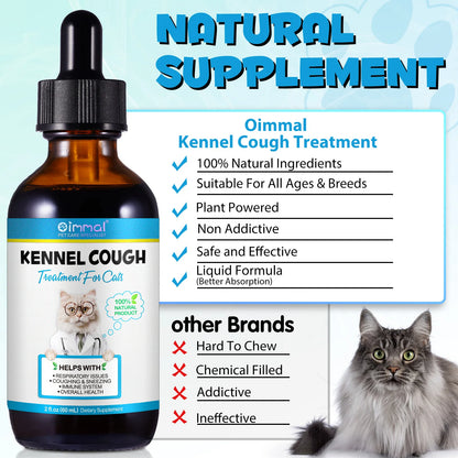 Cough Relief Drops for Cats Throat Soother Dry and Wet Pet Cough 2 Fl Oz Ingredients Formulated to Soothe Pets Irritated Throat