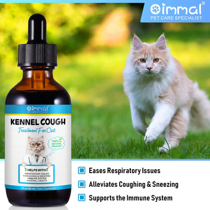 Cough Relief Drops for Cats Throat Soother Dry and Wet Pet Cough 2 Fl Oz Ingredients Formulated to Soothe Pets Irritated Throat