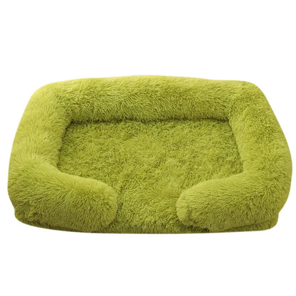 Dog Bed Dog Plush Pet Bed Winter Thickened Pad Dog Sleeping Bed Sofa Removable Pad Dog Small Large Dog square kennel