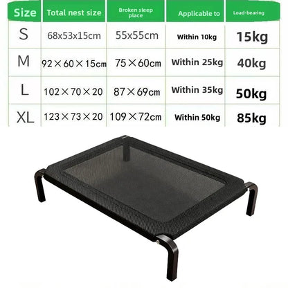 Pet Supplies Foldable Dog Bed All Season Large and Small Dogs Camp Bed Detachable Waable Military Sle Dog House for Summer Use