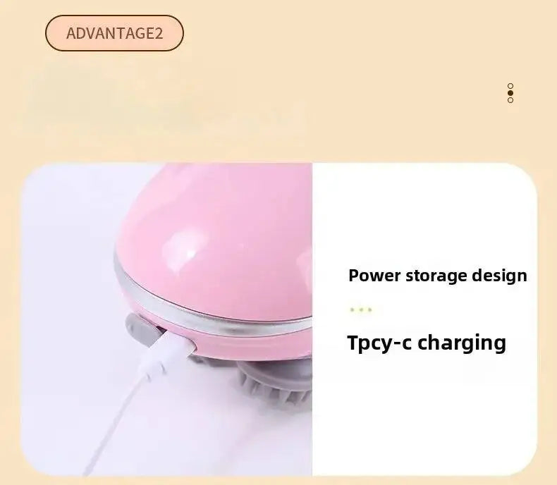 Electric Cat Massager Head Massager Health Care Relax Shoulder Neck Deep Tissue Scalp Kneading Vibrating Device Pet Supplies