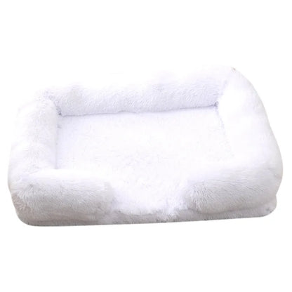 Dog Bed Dog Plush Pet Bed Winter Thickened Pad Dog Sleeping Bed Sofa Removable Pad Dog Small Large Dog square kennel