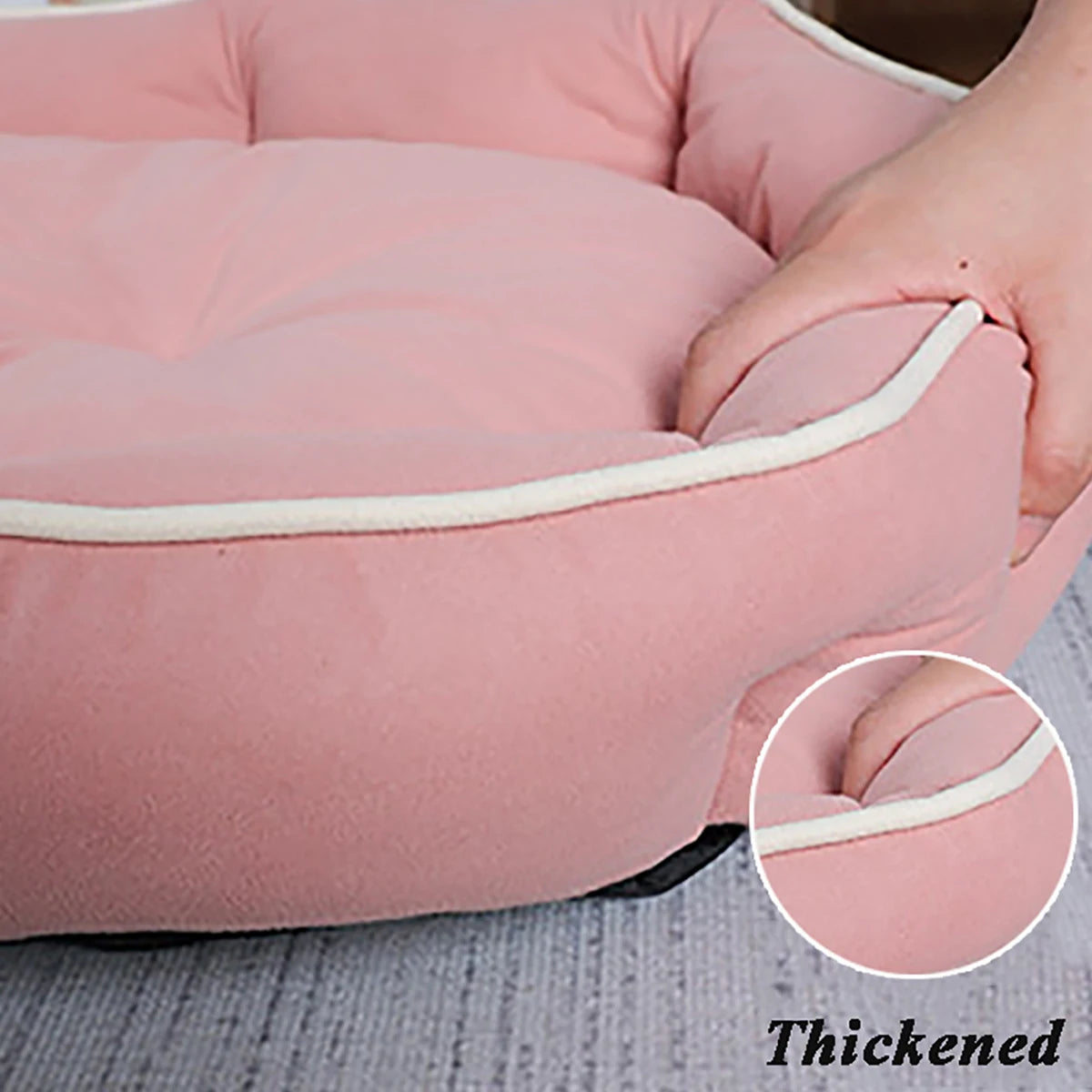B-Square All Seasons Small Dog Bed Anti-slip Sleeping Cat Bed Breathable Soft Dog Bed for Medium Dog Cushion Pet Bed for Cat