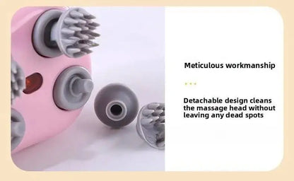 Electric Cat Massager Head Massager Health Care Relax Shoulder Neck Deep Tissue Scalp Kneading Vibrating Device Pet Supplies
