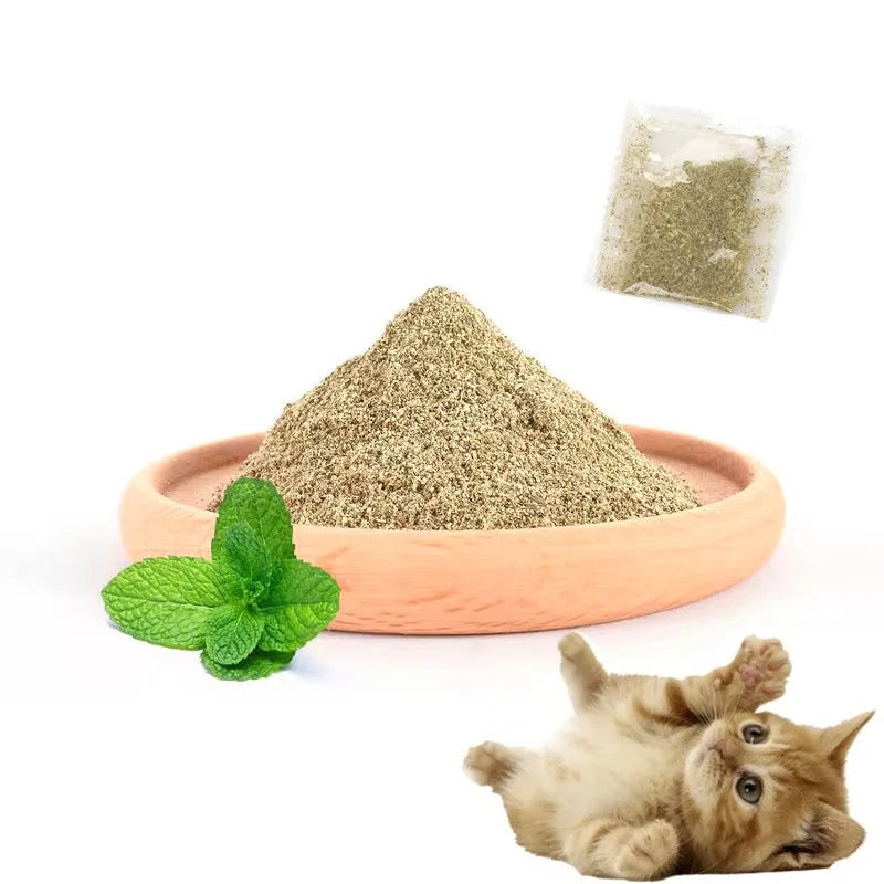 Cat Catnip Cattle Grass Non-toxic Catmint Funny Cat Treats Toys Cats Accessories Helps Digestion and Eliminate Hair Balls