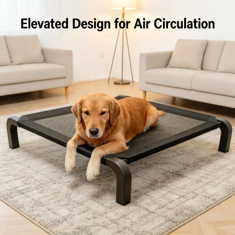 Pet Supplies Foldable Dog Bed All Season Large and Small Dogs Camp Bed Detachable Waable Military Sle Dog House for Summer Use