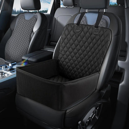 Waterproof Dog Booster Car Seat Large Pet Seat Cover For Cars Easy Clean Booster Cushion Carrier Cover For Bed Suv Truck