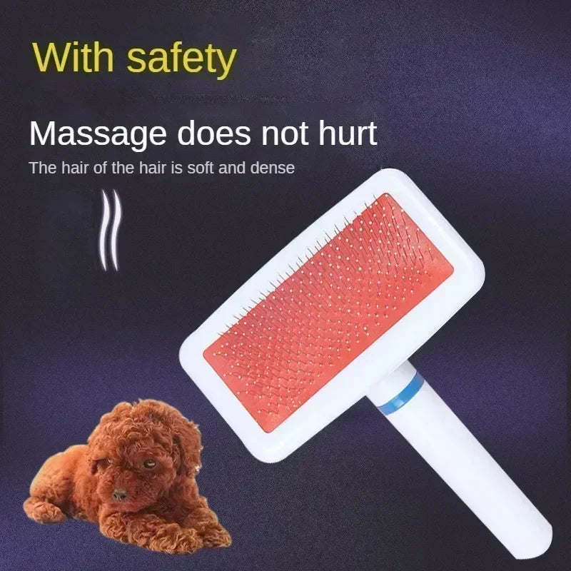 For Cat Accessories Dog Grooming Equipment Cats Products Non-slip Beauty Brush Pet Hair Removal Comb Things Supplies Home Garden