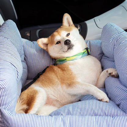 Pet Car Safety Seat Bed Pad Kennel Removable Washable Pet Supplies Four Season Universal Outdoors Traveling Indoor Dog Car Seat