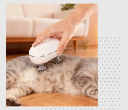 Electric Cat Massager Head Massager Health Care Relax Shoulder Neck Deep Tissue Scalp Kneading Vibrating Device Pet Supplies