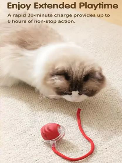 Durable Pet Toys for Dogs And Cats - Teaser Ball with Rope Jumping Ball Thud Toy for Self-Entertainment Pet Supplies