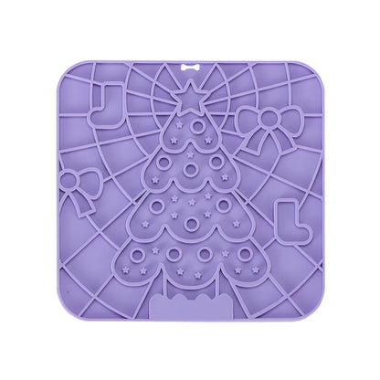 Pet Lick Silicone Mat for Dogs Pet Slow Food Plate Dog Bathing Distraction Silicone Dog Sucker Food Training Dog Feeder Supplies