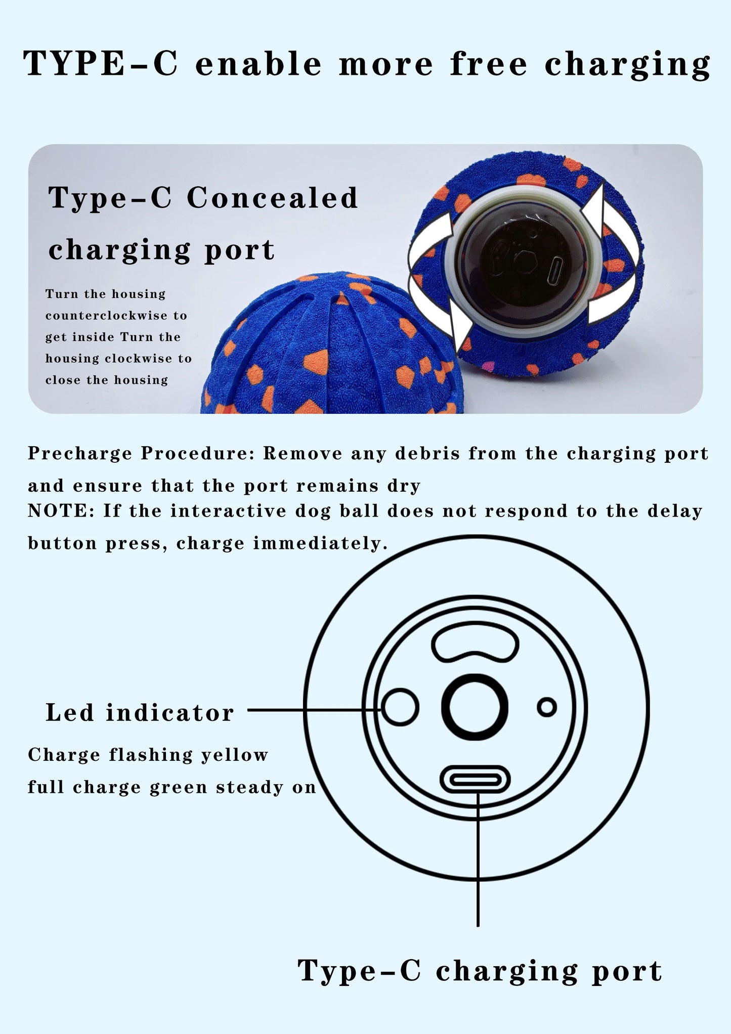 Pet Smart Interactive Ball Bouncing Ball For Dogs Electric Automatic Vibrating Popcorn Gravity Jumping Wear Resistant Foam Ball