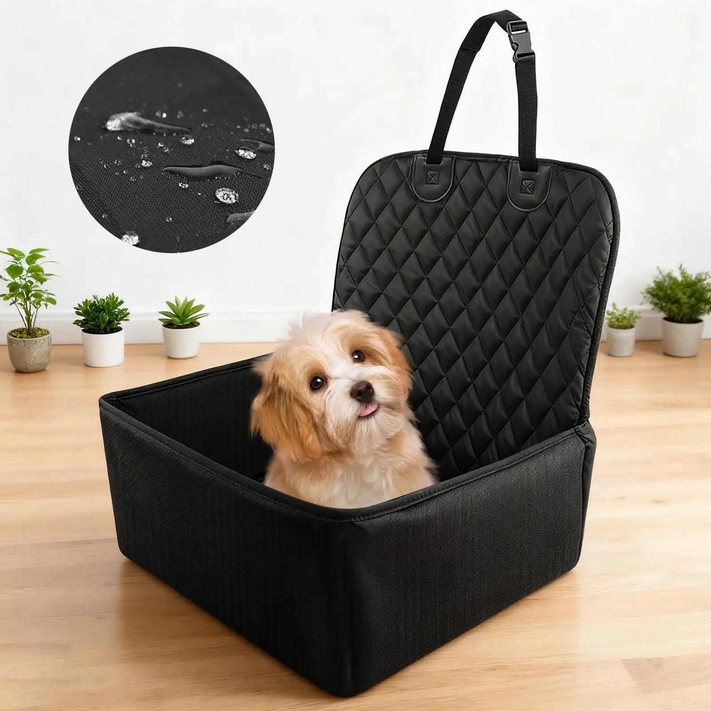 For SUV Car Seat for Dogs Large Waterproof Carseat for Dogs Easy Clean Booster Cushion Carrier Cover for Bed Suv Truck Backseat