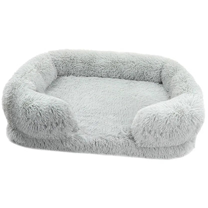 Dog Bed Dog Plush Pet Bed Winter Thickened Pad Dog Sleeping Bed Sofa Removable Pad Dog Small Large Dog square kennel